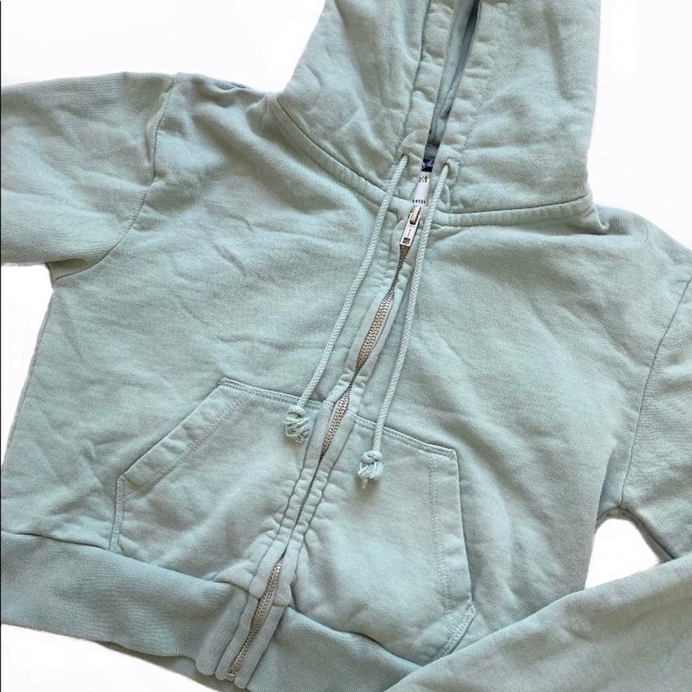 Brandy Melville Sage crystal Hoodie